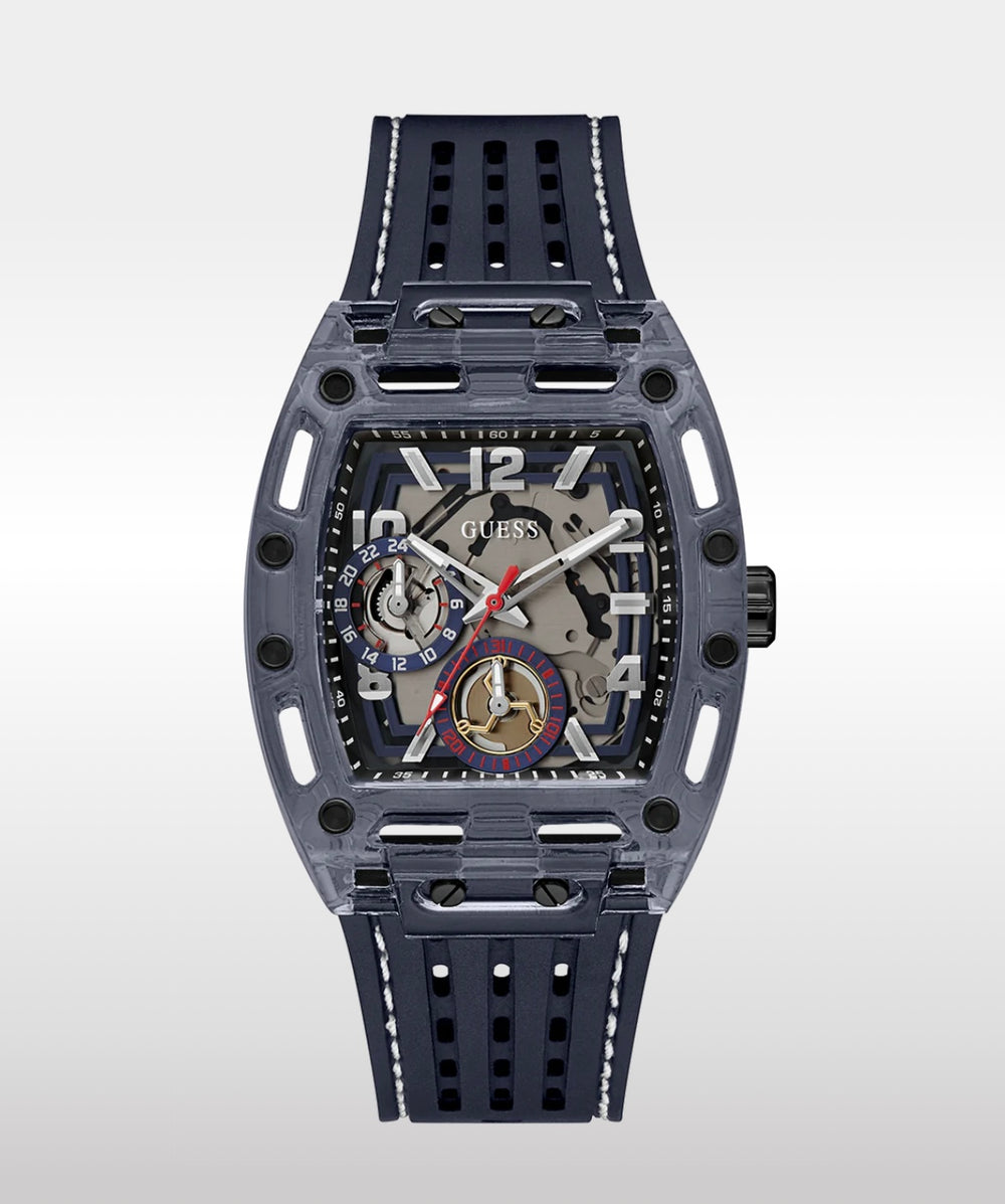GUESS Mens Blue Navy Multi-function Watch