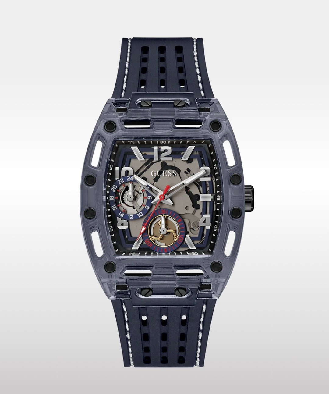 GUESS Mens Blue Navy Multi-function Watch