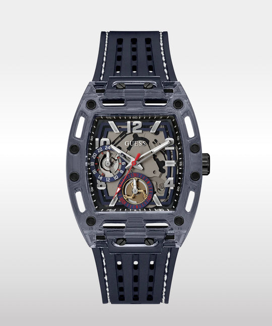 GUESS Mens Blue Navy Multi-function Watch