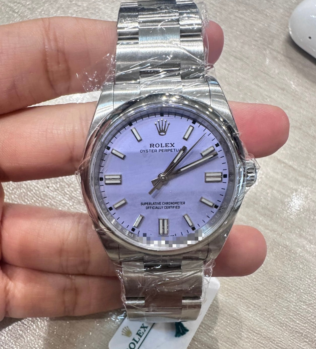 Rolex Oyster Perpetual 36 Lavender blue Dial 2025
