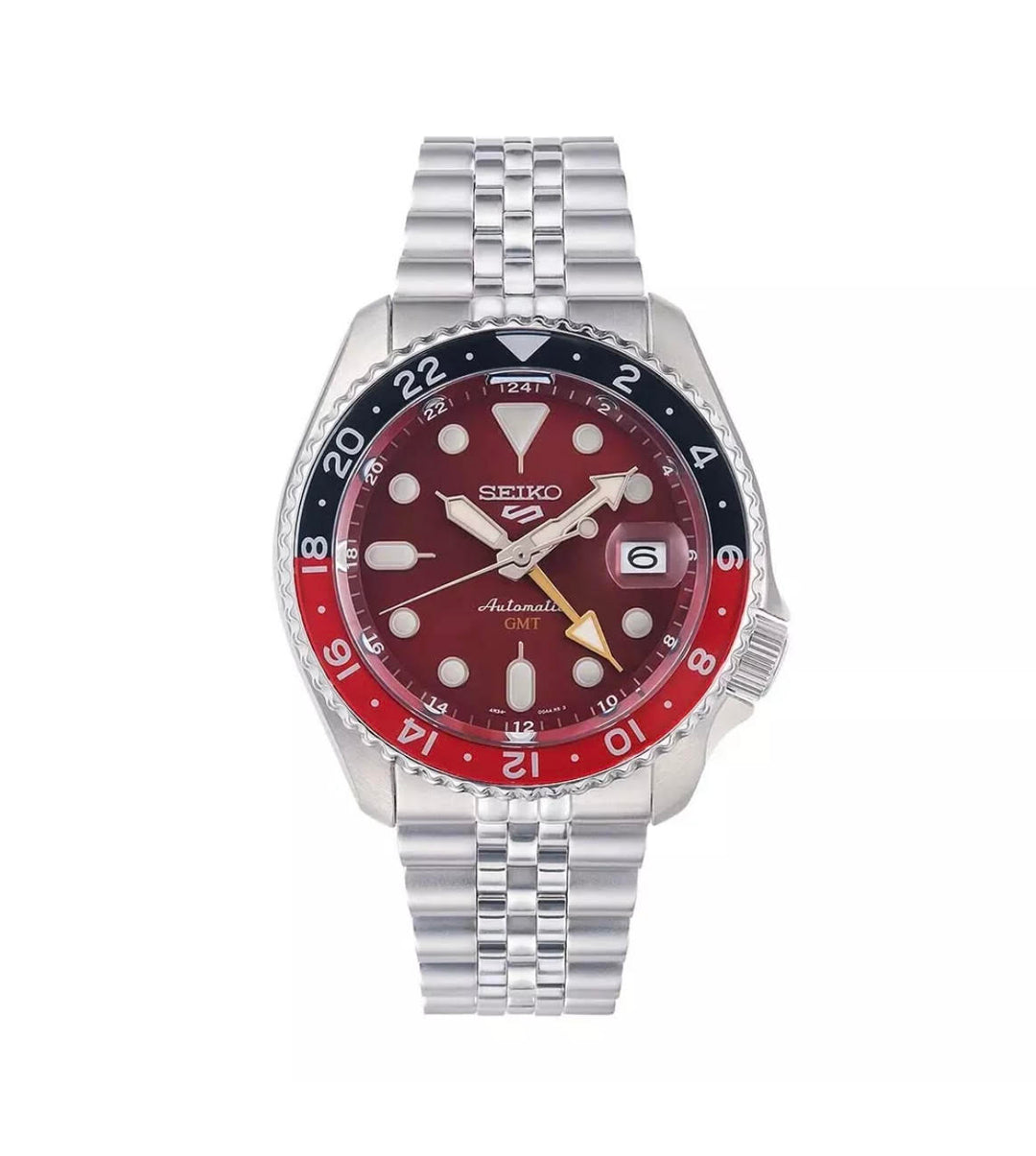 Seiko 5 Sports Automatic GMT Passion Red Limited Edition 1000pcs Watch SSK031K1