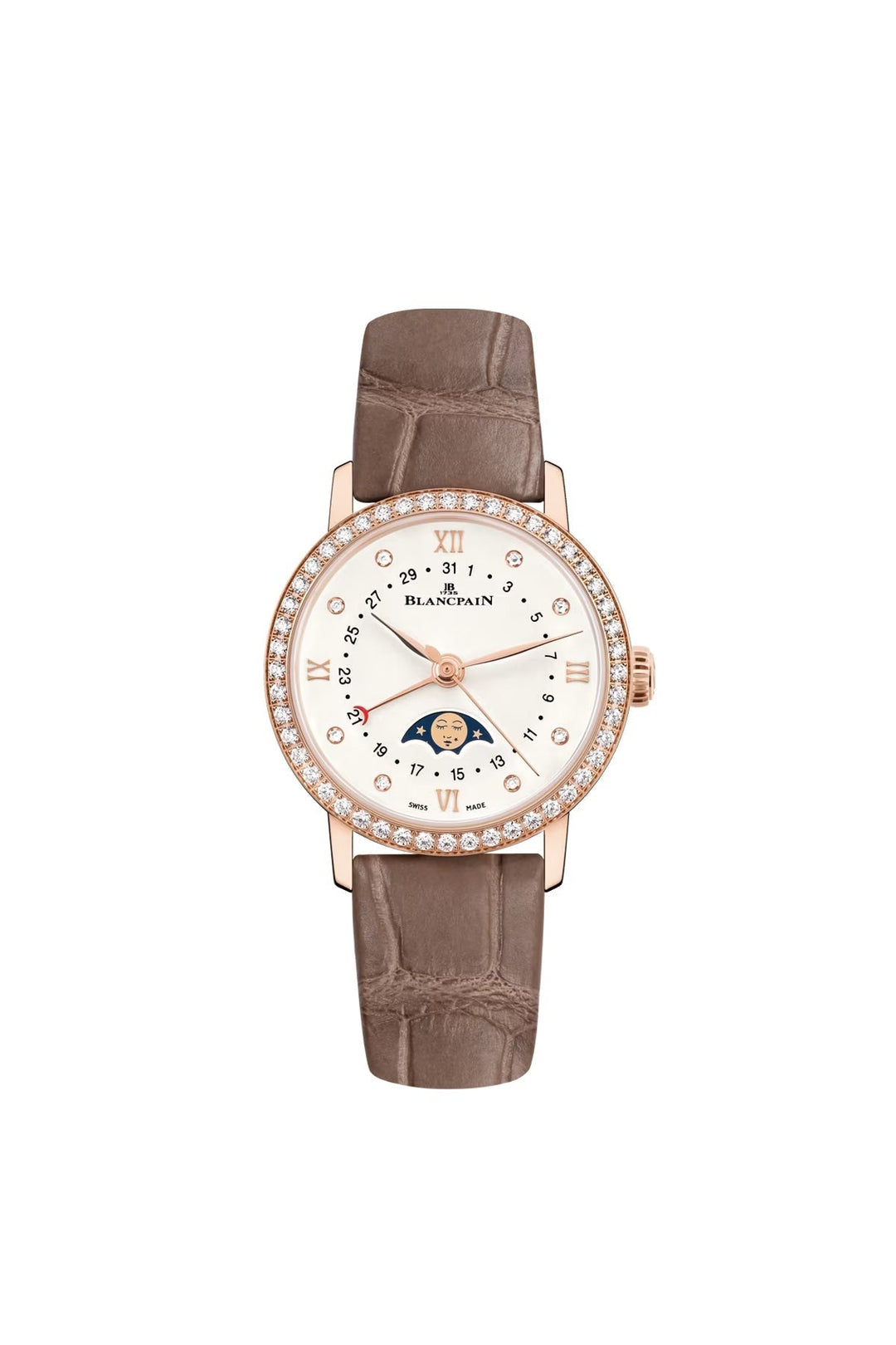Blancpain Villeret Quantième Phases De Lune Automatic Women Watch - Lc Watches