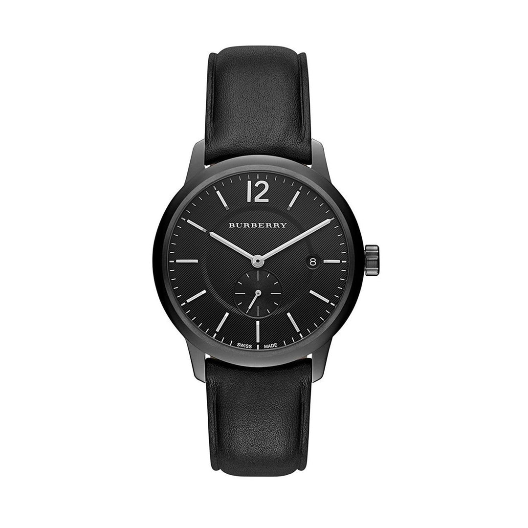 Burberry Men's Swiss Black Leather Strap Watch - Lc Watches