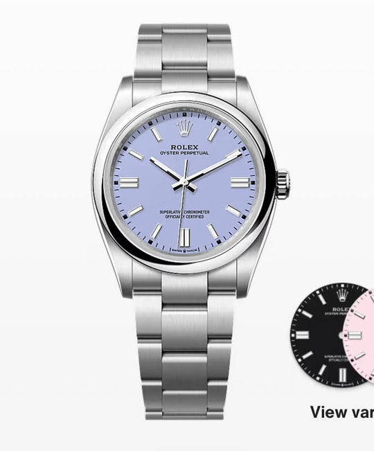 Rolex Oyster Perpetual 36 Lavender blue Dial 2025