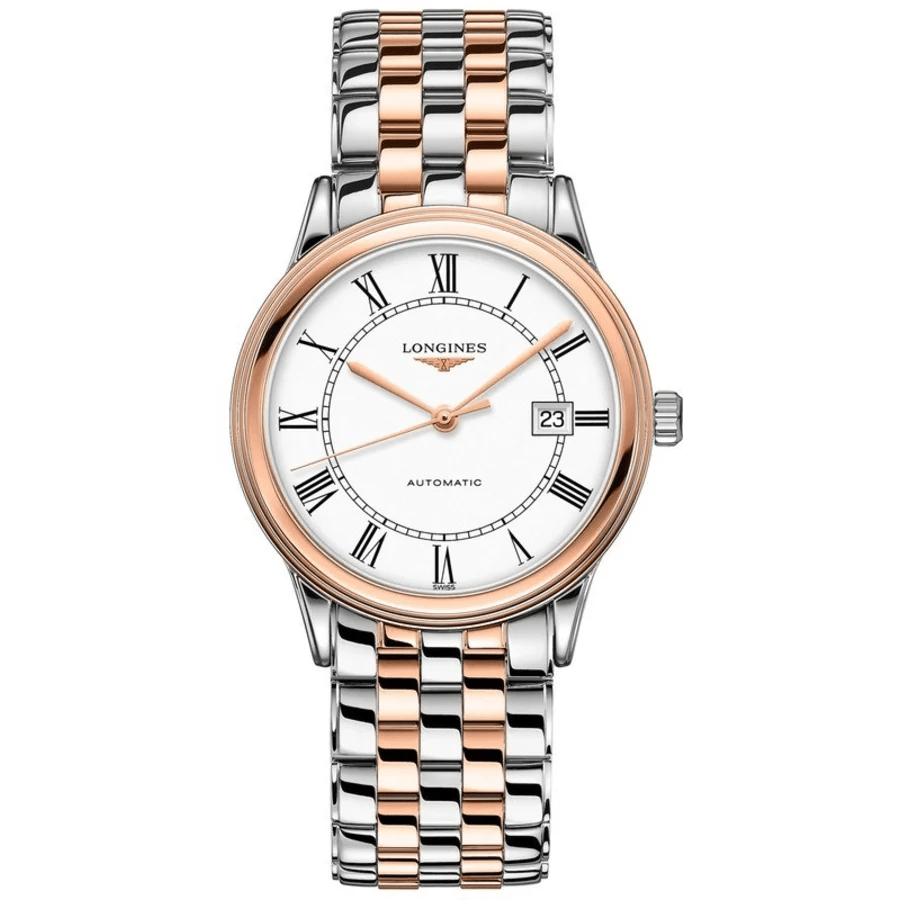 Longines Flagship Automatic White Dial Date Mens Watch - Lc Watches
