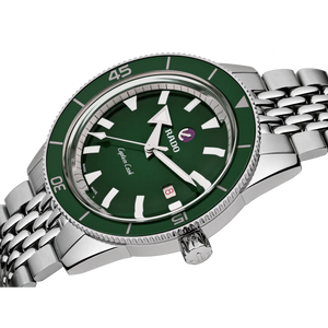 Rado Captain Cook Automatic Green Bezel Watch
