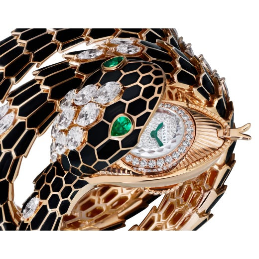 Serpenti Misteriosi High Jewellery Watch With Navette Diamonds