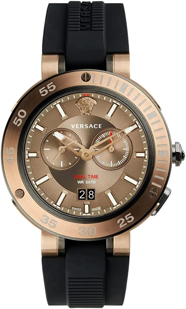Versace V Extreme Brown Dial Men's Watch