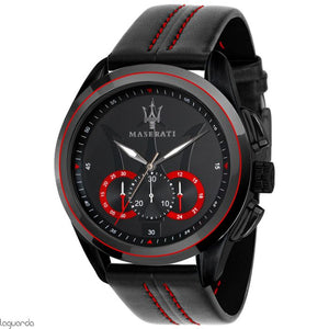 Maserati Traguardo 45mm Black Dial Men's Watch
