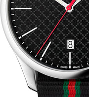 Gucci G-Timeless Analog Display Swiss Quartz Black Men's Watch