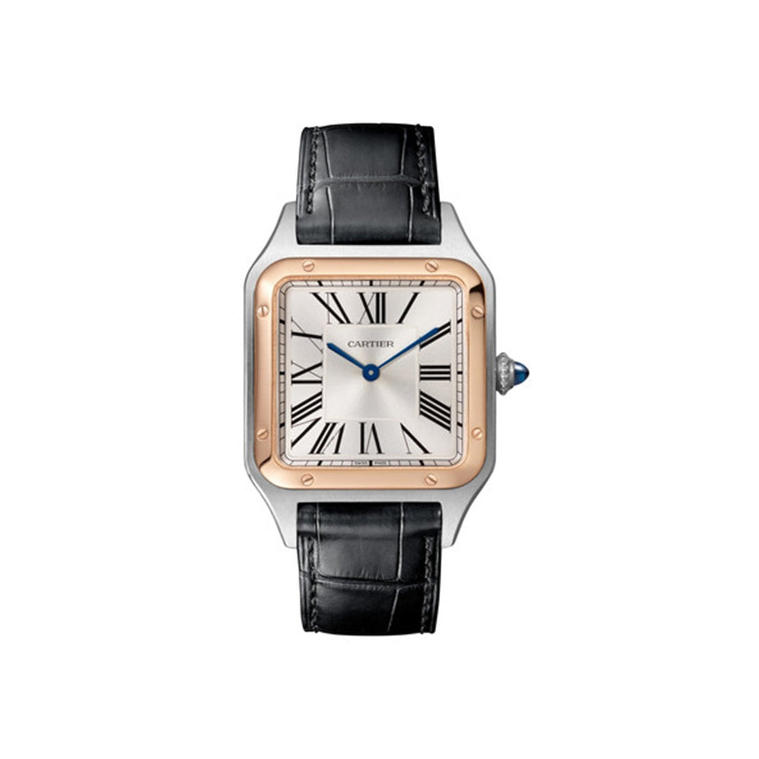 Cartier Santos-Dumont Leather large Model Watch