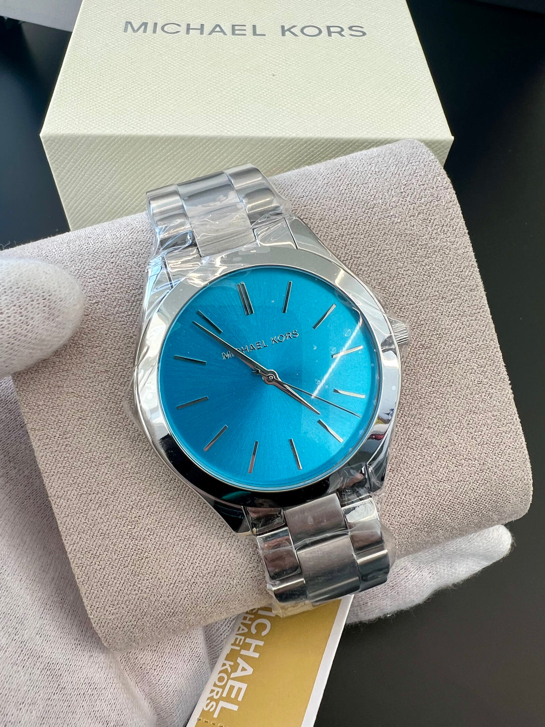 Michael Kors Slim Runway Blue Dial Women's Watch