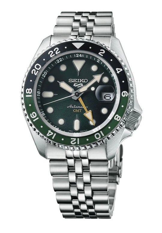 Seiko 5 Sports Automatic GMT Green Dial SSK035