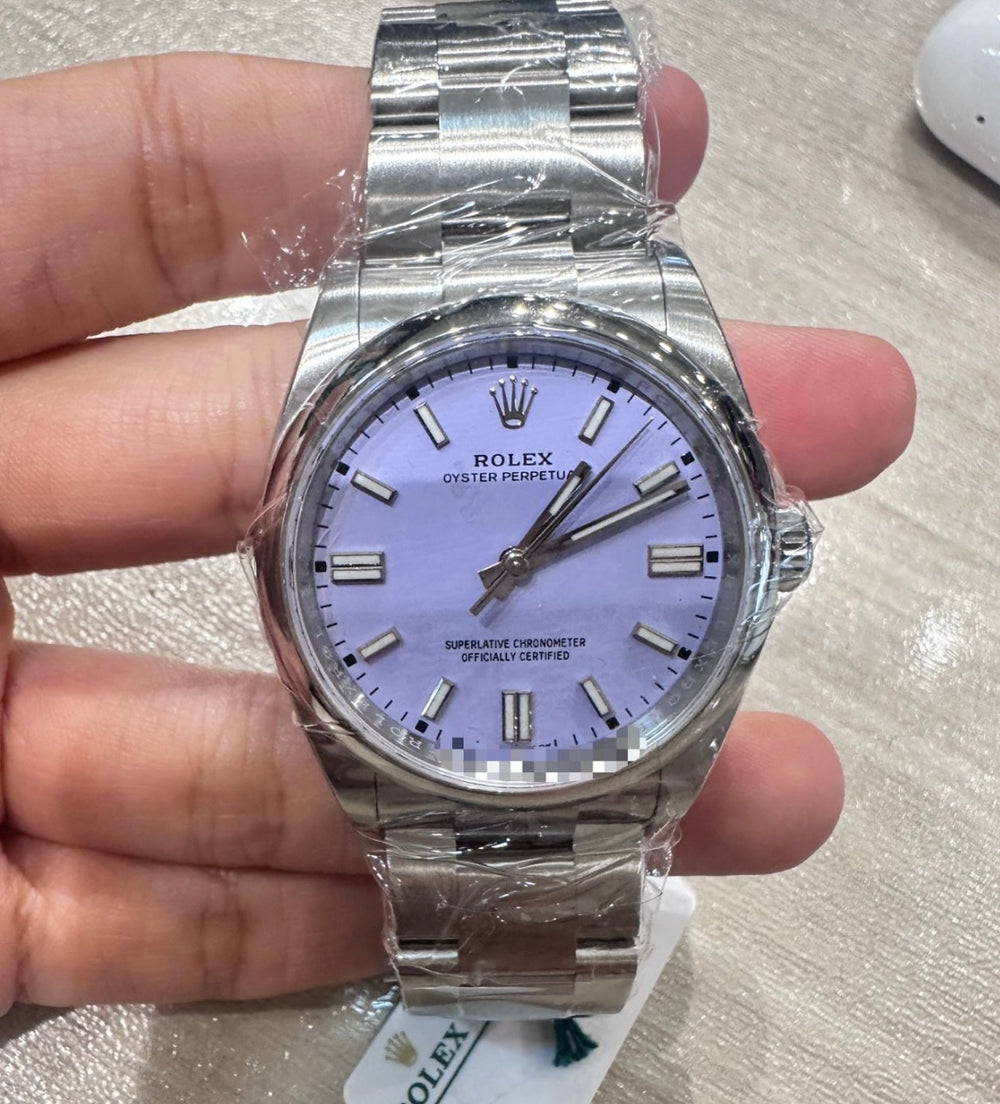 Rolex Oyster Perpetual 36 Lavender blue Dial 2025