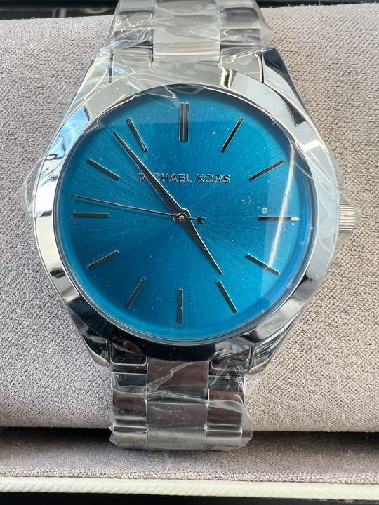 Michael Kors Slim Runway Blue Dial Women's Watch