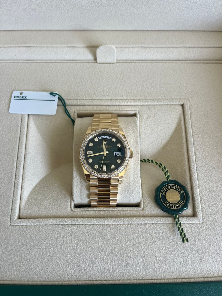 Rolex Oyster Perpetual Day-Date 36 in 18 kt Yellow Gold Men's Watch