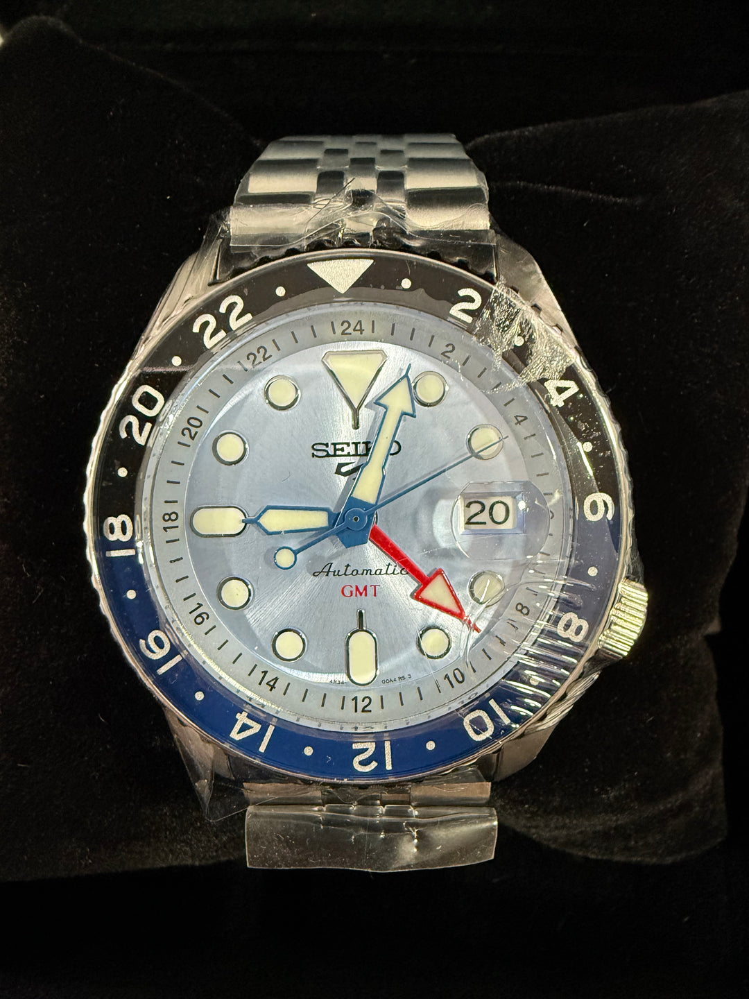 Seiko 5 Sports GMT Ice Blue Limited Edition Watch | SSK029K1