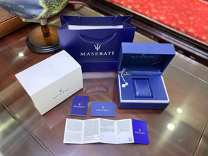 Maserati Successo Black Silicone Men's Watch