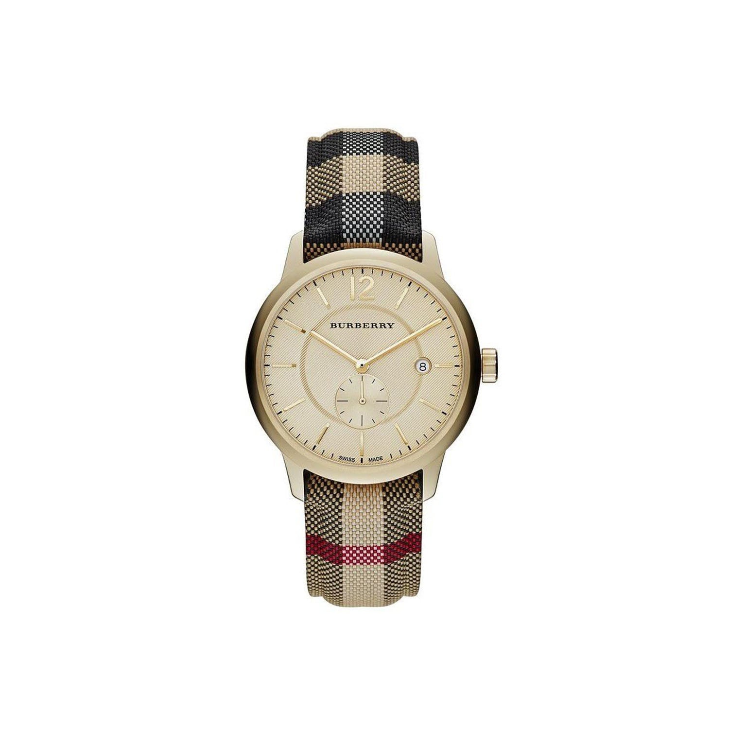 Burberry Honey Checked 40 mm Wristwatch Lc Watches