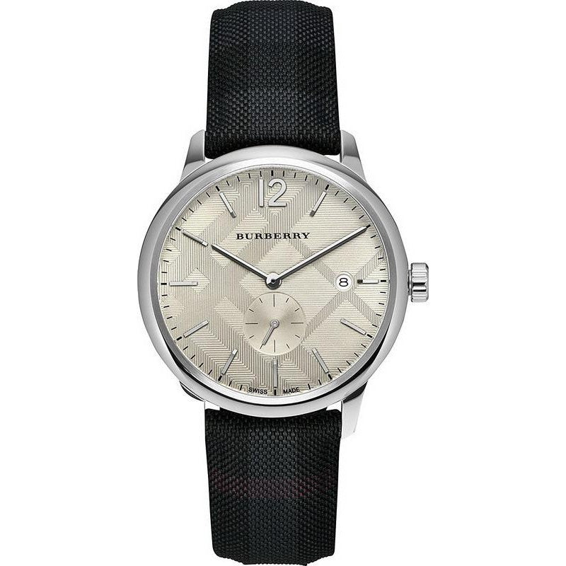 Burberry Men’s Swiss Made Leather Strap Watch - Lc Watches