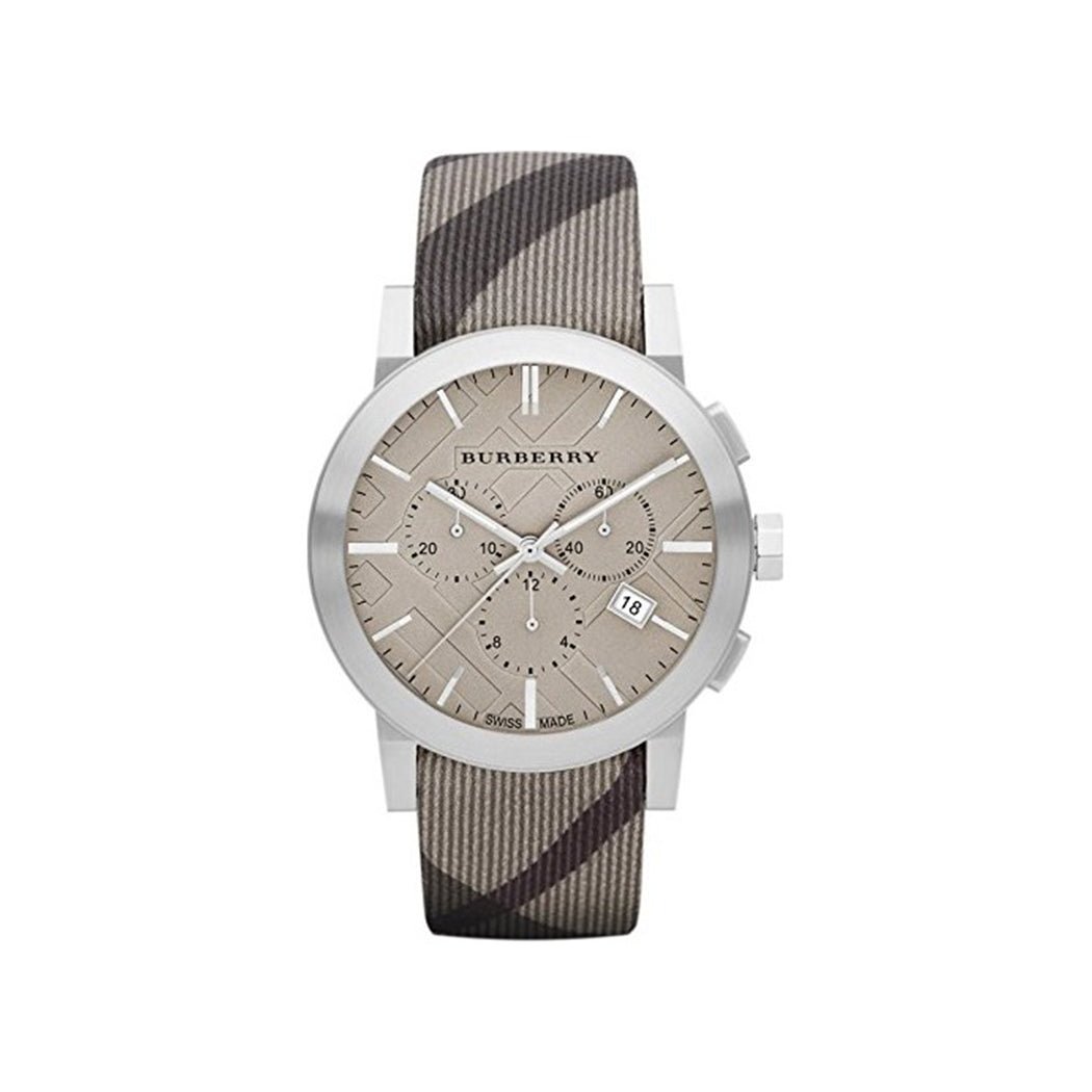 Burberry Smoke Check the City Swiss Chronograph Unisex Watch - Lc Watches