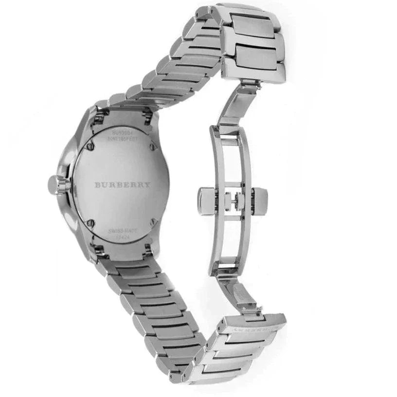 Burberry The Classic Silver Dial Silver Steel Strap Watch - Lc Watches