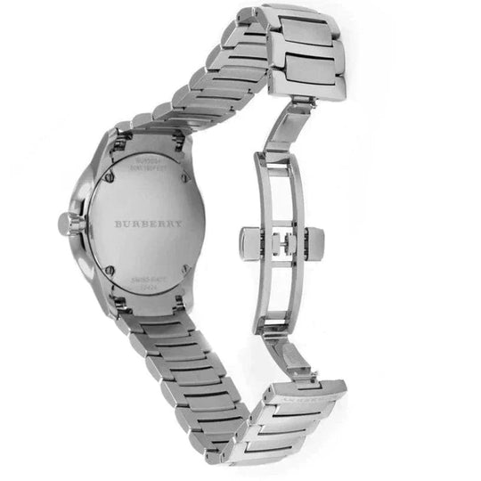 Burberry The Classic Silver Dial Silver Steel Strap Watch - Lc Watches