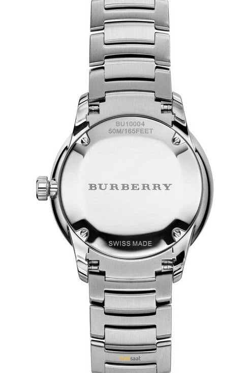 Burberry The Classic Silver Dial Silver Steel Strap Watch - Lc Watches