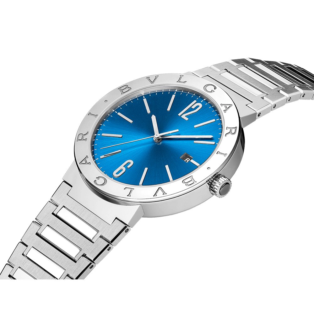 Bvlgari Blue Dial Watch 41 mm - Lc Watches