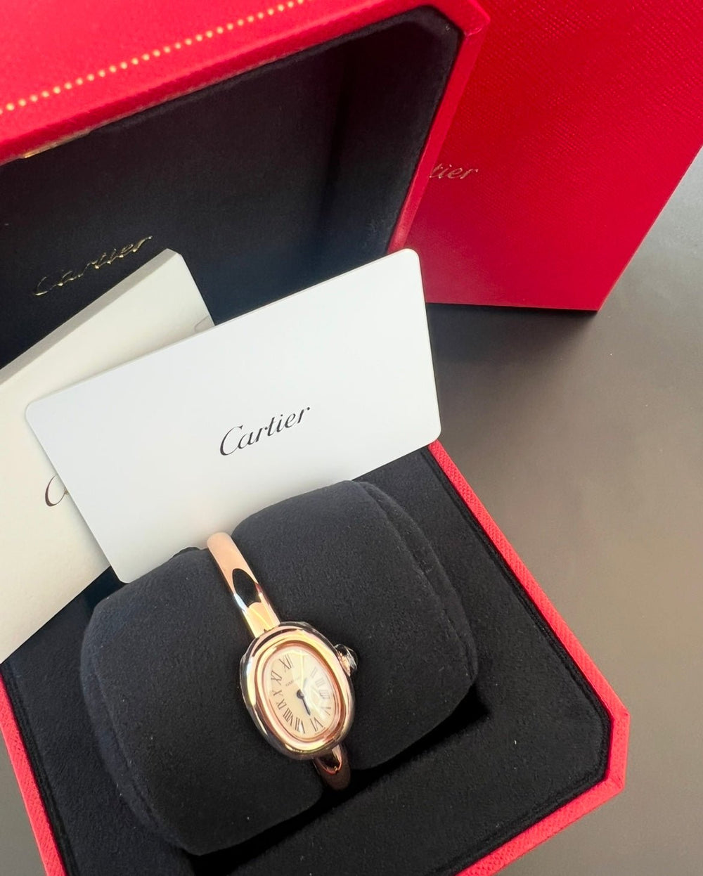 Cartier Baignoire De Cartier Watch, Quartz Movement, Rose Gold - Lc Watches