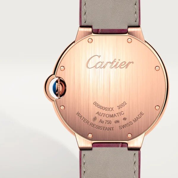 Cartier Ballon Bleu 36mm Rose Gold Case Watch - Lc Watches