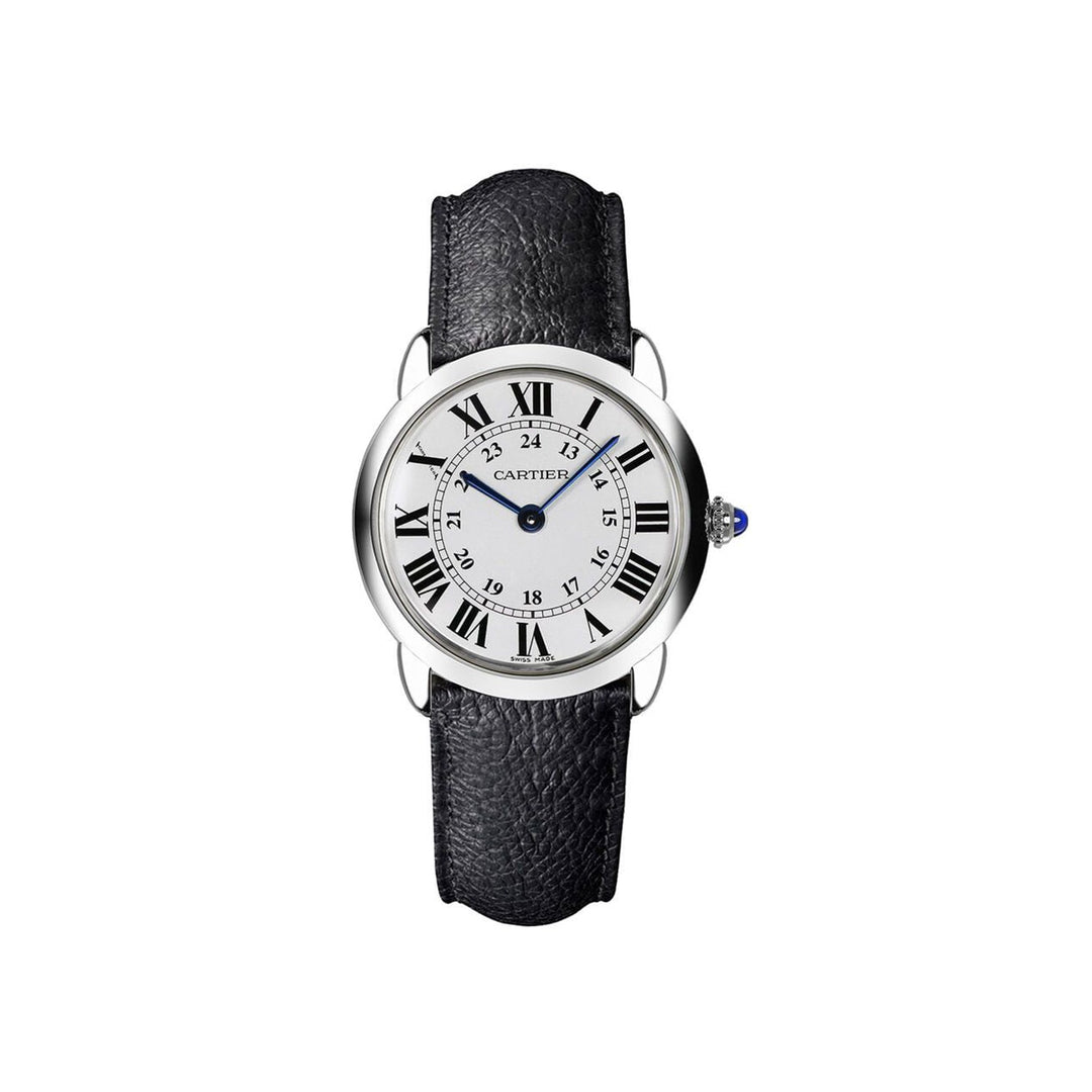 Cartier Ronde Sol de Cartier 29 mm Leather Strap Watch - Lc Watches