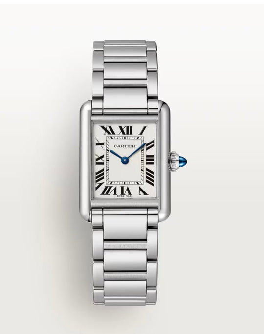 Cartier Tank Franciase 30 mm Silver Watch - Lc Watches