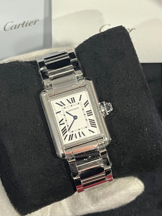 Cartier Tank Franciase 30mm Silver Watch - Lc Watches