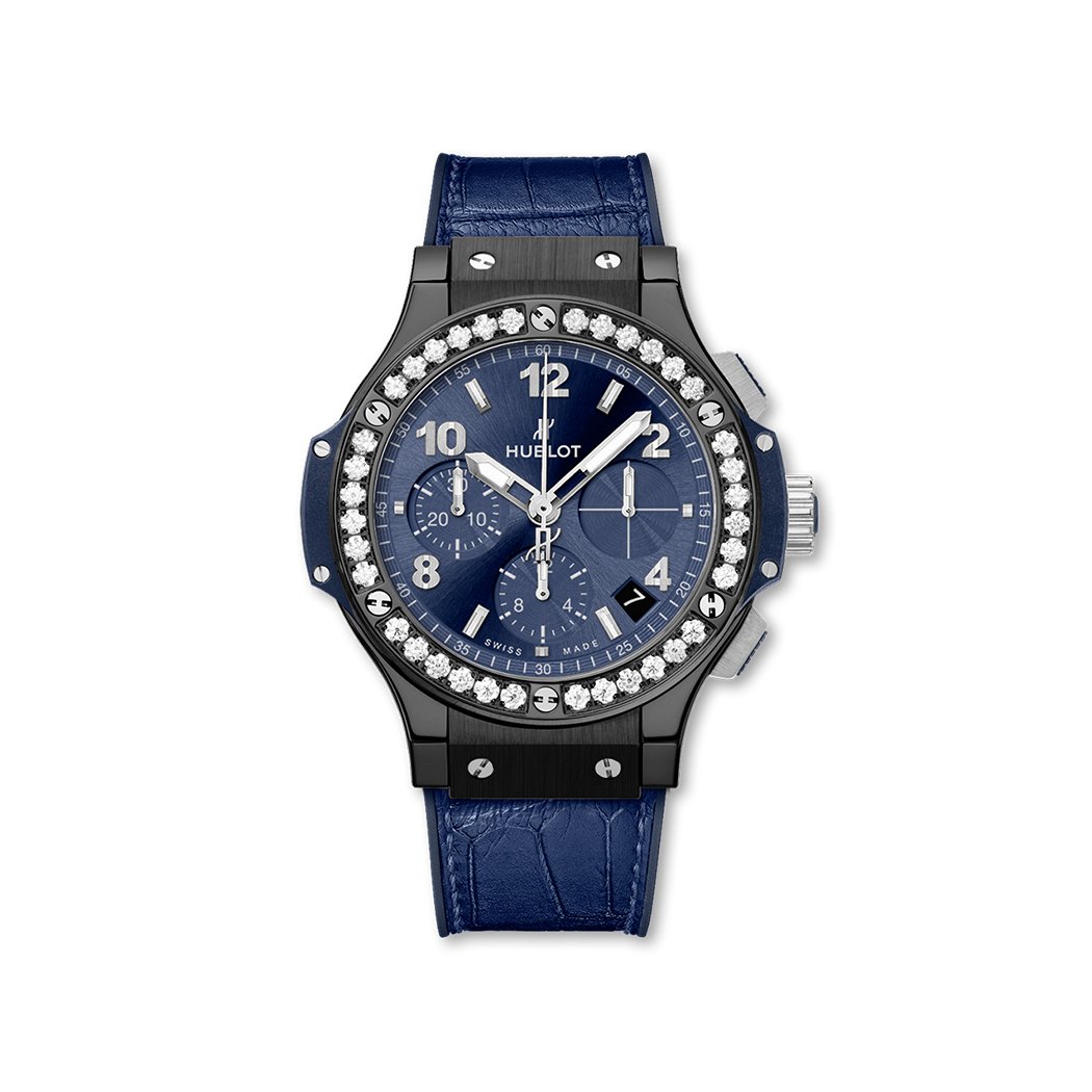 Hublot Big Bang Ceramic Blue Diamonds 41 mm - Lc Watches