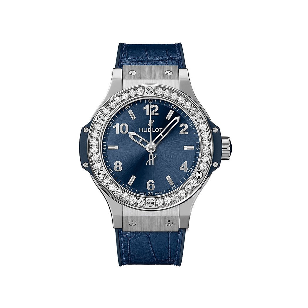 Hublot Big Bang Steel Blue Diamonds 38 mm - Lc Watches