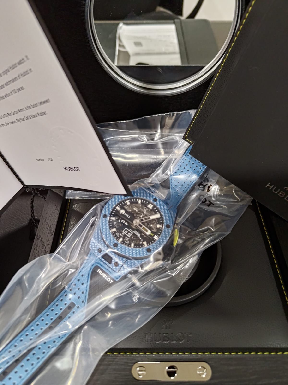 Hublot Big Bang Unico Golf Sky Blue Limitiert Watch