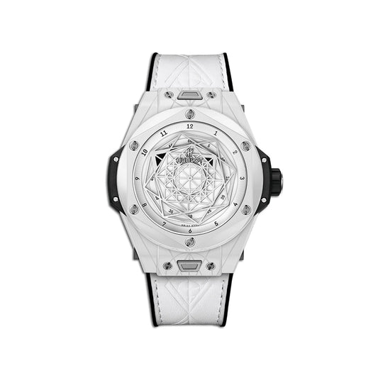 Hublot Big Bang Unico Sang Bleu Ceramic White 45 mm - Lc Watches