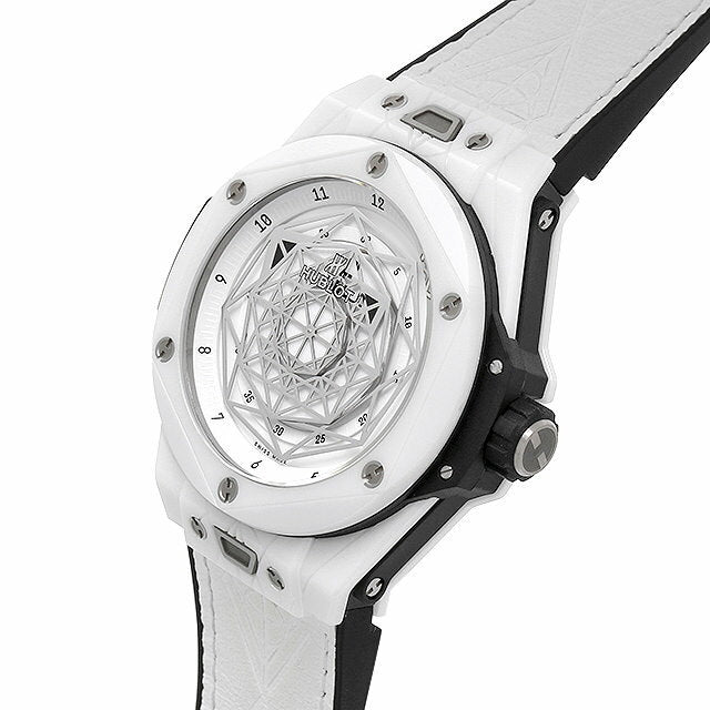 Hublot Big Bang Unico Sang Bleu Ceramic White 45 mm - Lc Watches