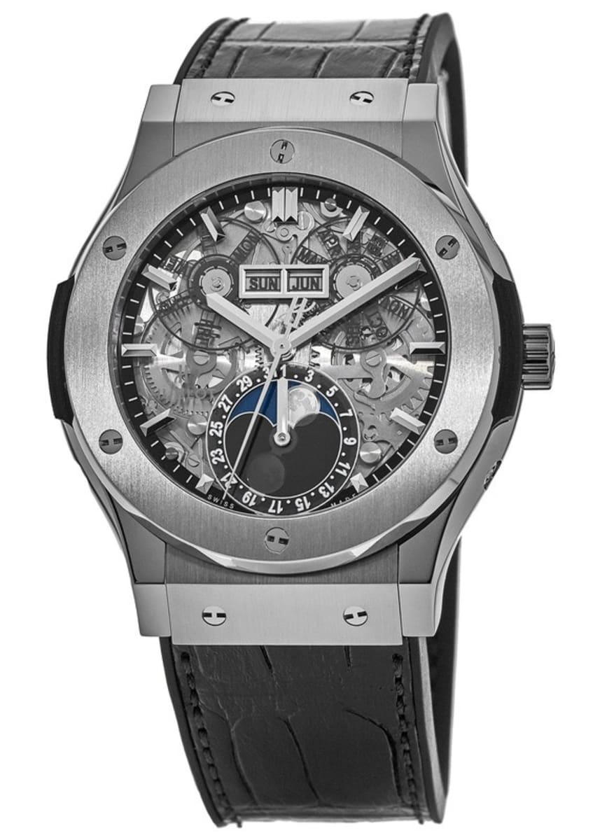 Hublot Classic Fusion Aerofusion Moonphase Titanium - Lc Watches