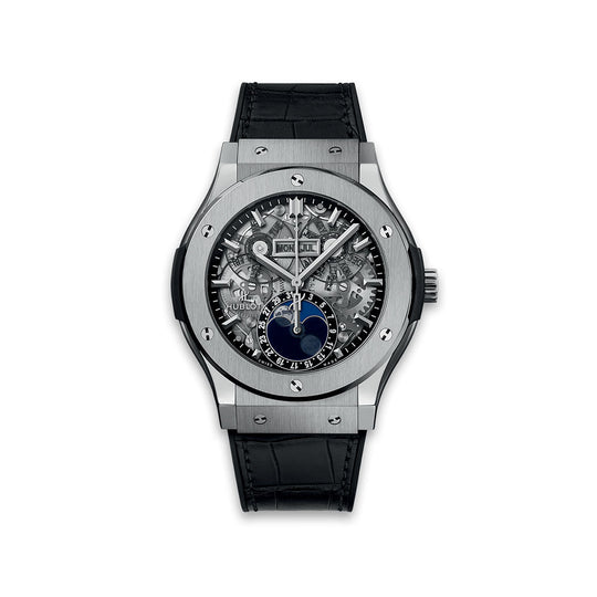 Hublot Classic Fusion Aerofusion Moonphase Titanium - Lc Watches