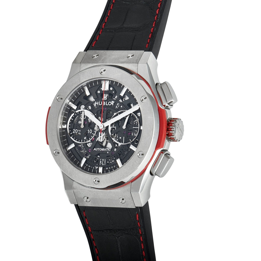 Hublot Classic Fusion Aerofusion Titanium Skeleton Dial Limited Edition - Lc Watches