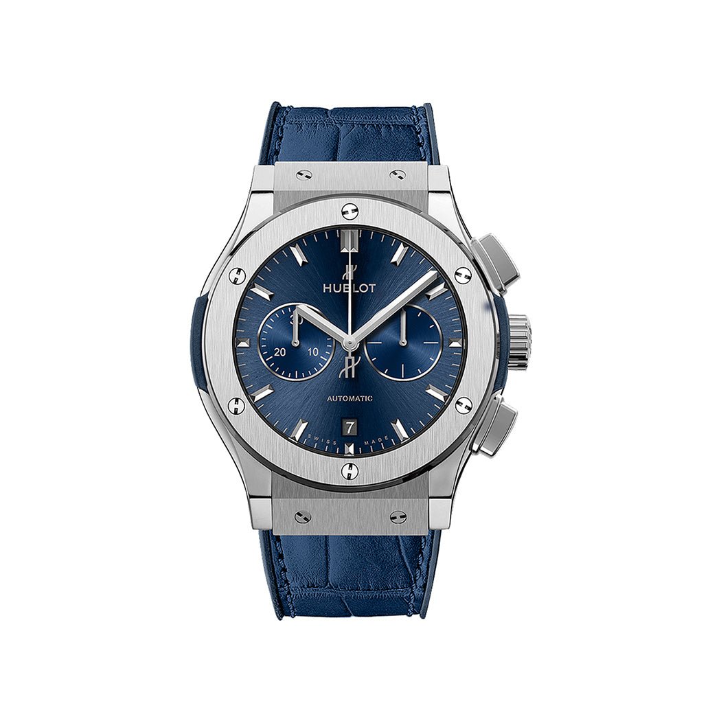 Hublot Classic Fusion Chronograph Titanium Blue 42mm - Lc Watches