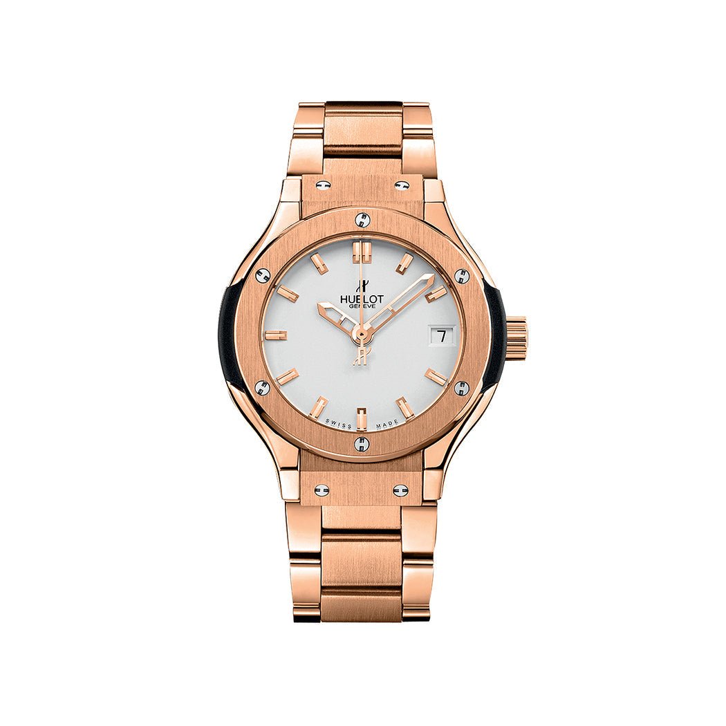 Hublot Classic Fusion Rose Gold Ladies Quartz - Lc Watches