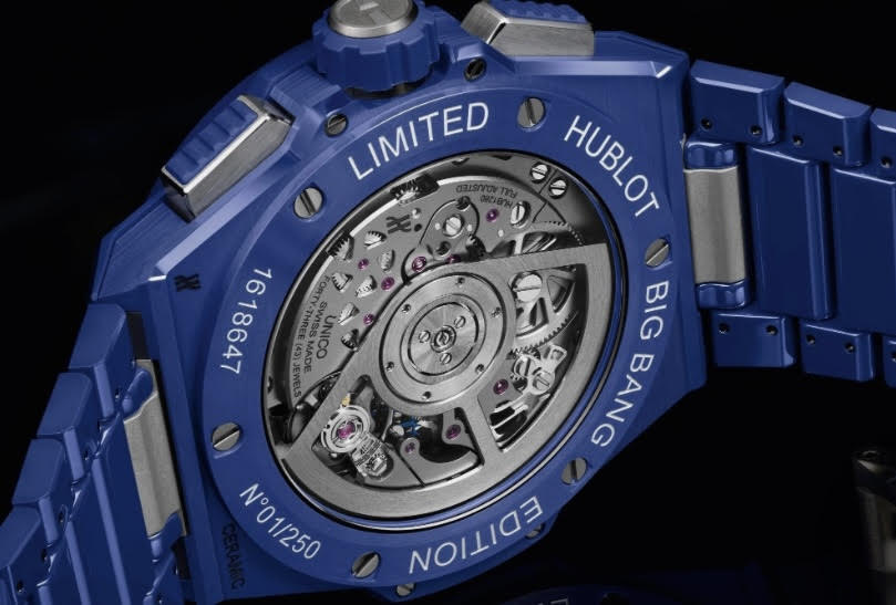 HUBLOT INTEGRATED BLUE CERAMIC - Lc Watches