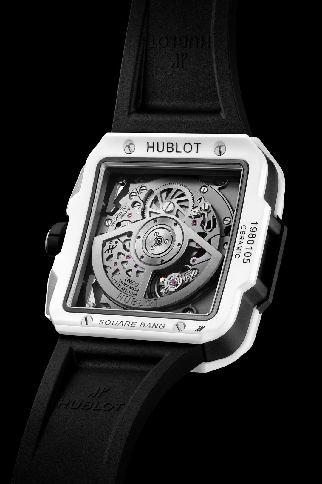 Hublot Square Bang Unico White 42mm Watch - Lc Watches