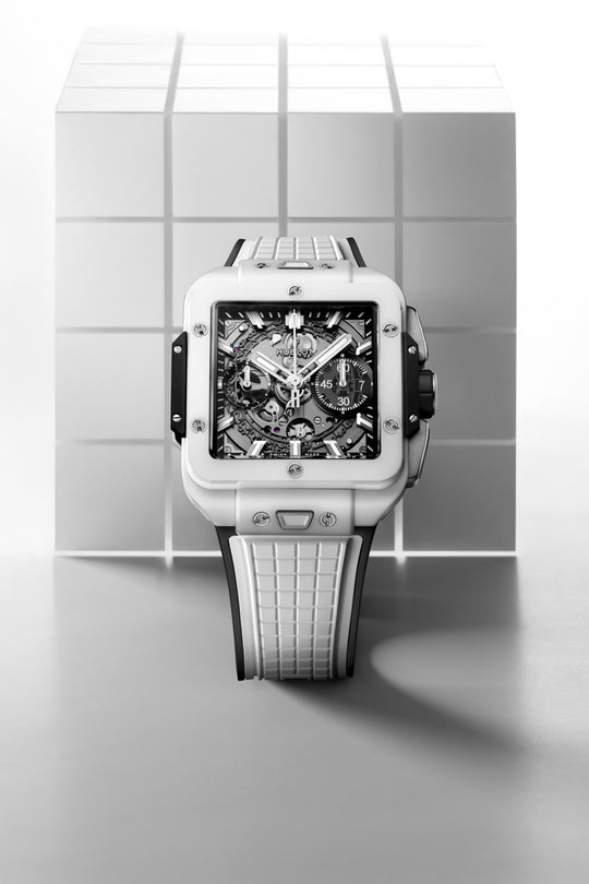 Hublot Square Bang Unico White 42mm Watch - Lc Watches