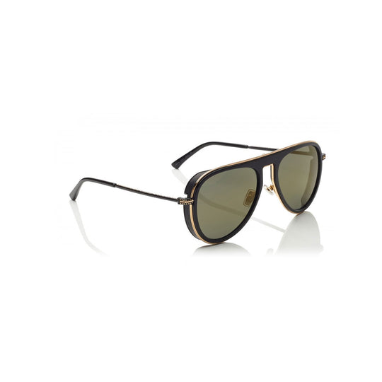 Jimmy Choo Black and Gold Metal Pilot Sunglasses - Lc Watches