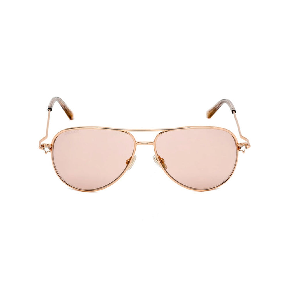 Jimmy Choo SANSA/S Rose Gold Aviator Sunglasses - Lc Watches