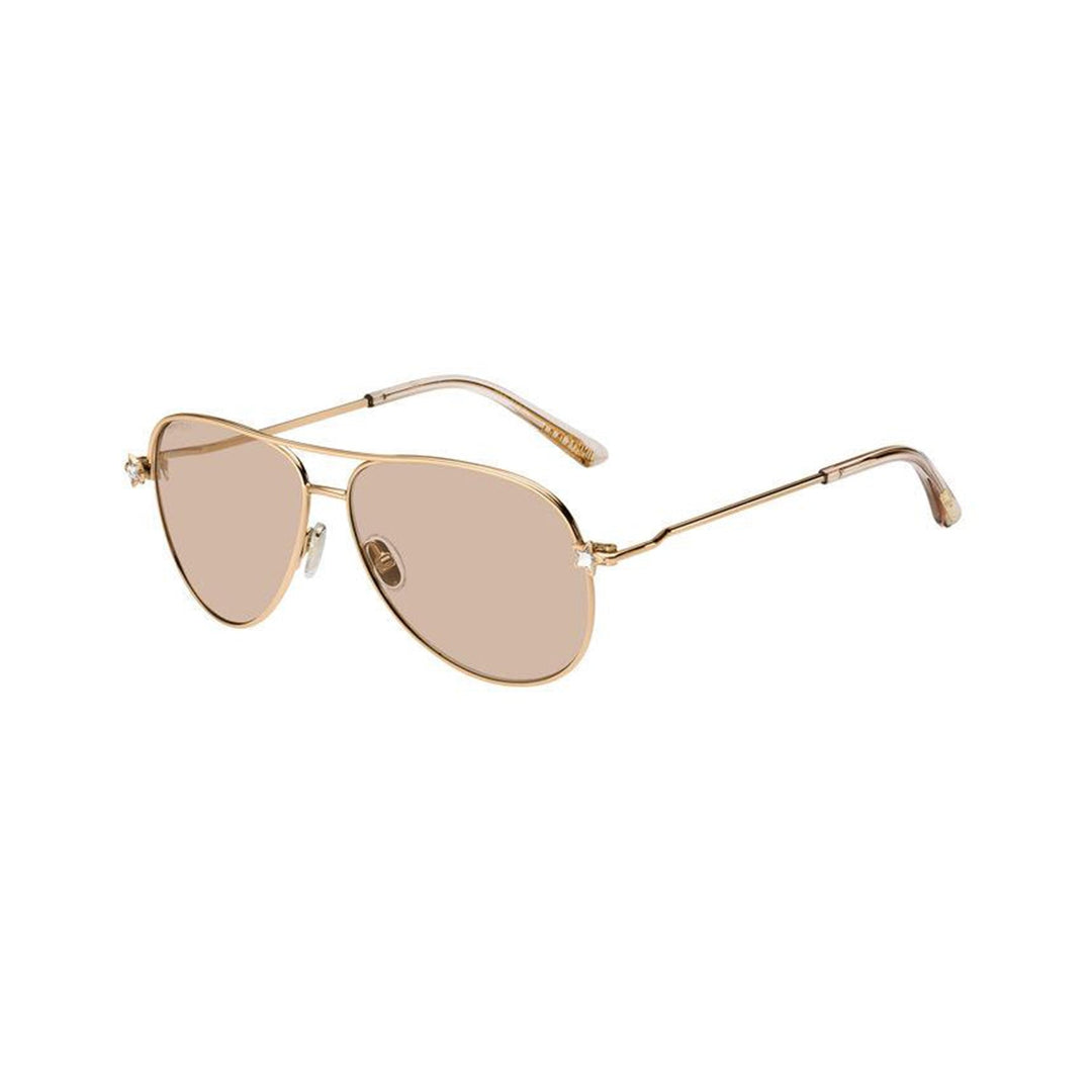 Jimmy Choo SANSA/S Rose Gold Aviator Sunglasses - Lc Watches